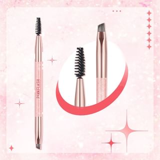 Pinkflash - Dual-Ended Eyebrow Brush #01 Eyebrow Brush - 1Pc