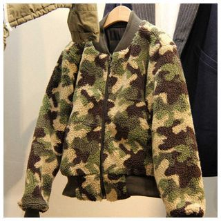 Ashlee Camouflage Fleece Jacket