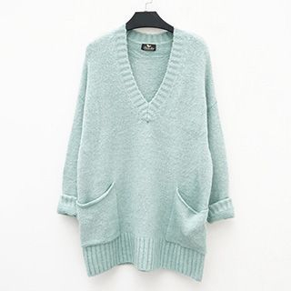 Polaris V-Neck Long Sweater