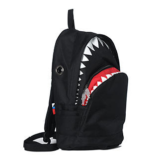 Morn Creations Shark Backpack (L) Black - L