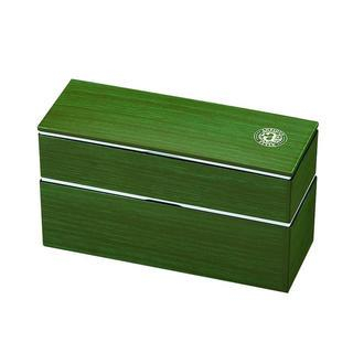 Hakoya Hakoya Slim 2 Layers Lunch Box Green Wood