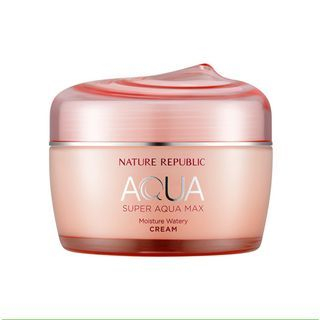 Nature Republic Super Aqua Max Moisture Watery Cream - For Dry Skin 80ml