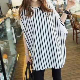 Jolly Club Striped Loose-Fit Top