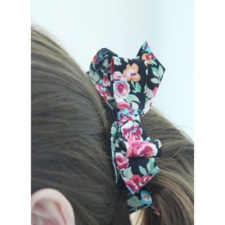 kitsch island Floral Print Hair Clamp