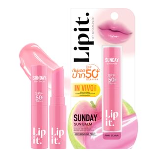 Lipit - Sunday Sun Balm Spf 50+ Pa++++ 01 Pink Guava