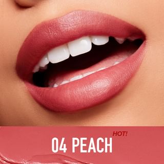 O.TWO.O - Haute Hydrating Satin Lipstick - 8 Colors #04 Peach