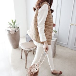 DAILY LOOK Round-Neck Padded Vest