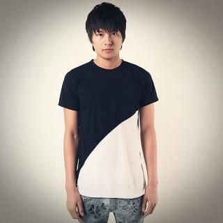 Color-Block Short-Sleeve T-Shirt