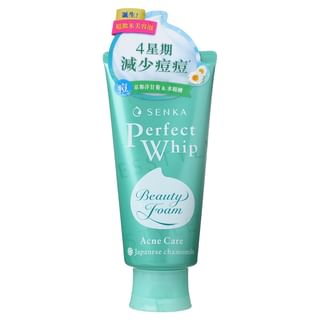 Shiseido - Senka Perfect Whip Acne Care Japanese Chamomile Beauty Face Foam 100g