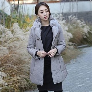 ode' Double-Breasted Padded Coat