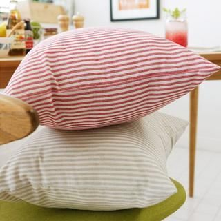 iswas Stripe Linen Blend Cushion Cover