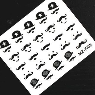 Benlyz Nail Art Sticker (W8) 1 sheet