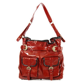"Andrea" Laptop Bag Red/Blak - One Size