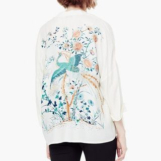 Chicsense Printed Cardigan