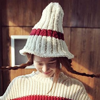 EVEN Striped Knit Bucket Hat