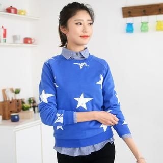 59 Seconds Star Print Pullover