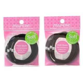 Mapepe Soft Hair Tie Black - 4 pcs
