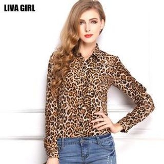 LIVA GIRL Leopard Print Shirt