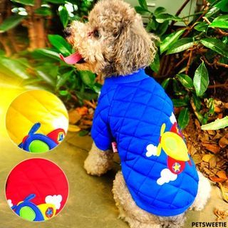 Pet Sweetie Aeroplane Quilted Dog Dress