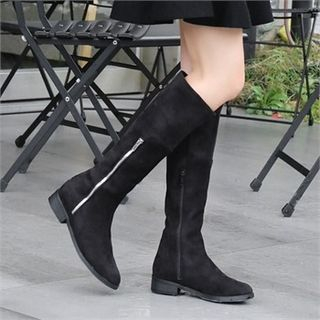 Picapica Faux-Suede Knee-High Boots