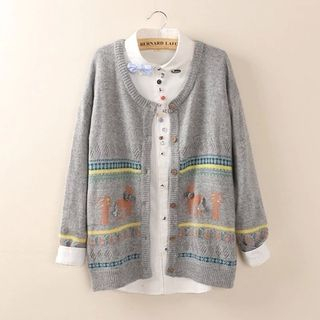 Tangi Print Cardigan