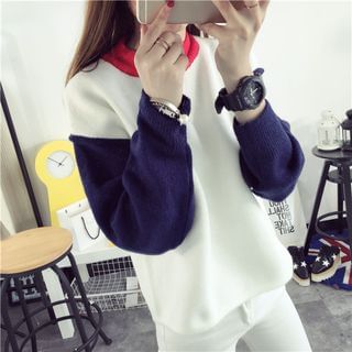 Qimi Color-Block Sweater