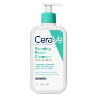 CeraVe - Foaming Facial Cleanser For Normal To Oily Skin 355ml