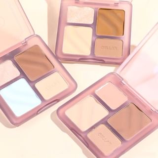 Gella's - Artist Contouring Palette - 3 Colors #01 Gray Pink