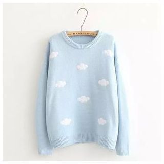 TOJI Embroidered Knit Top
