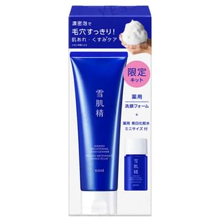 Kose - Sekkisei Brightening Foam Cleanser Kit 2 pcs