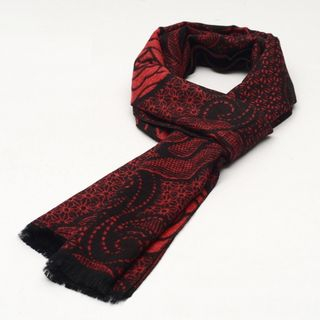 Romguest Patterned Fringed Scarf s63 - One Size