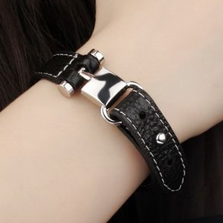 Andante Faux Leather Bracelet