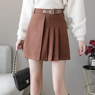 Pleated Mini Skirt