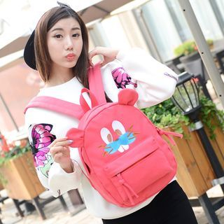 Seok Rabbit Canvas Backpack
