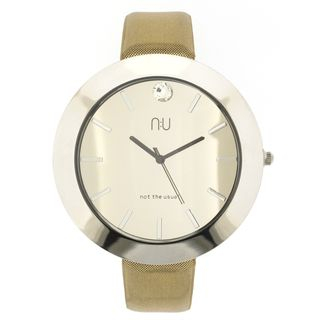 N:U - Not the Usual Large Mirrored Wrist Watch Gold - One Size
