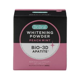 Dr.Oral - Bio-3D Apatite Whitening Powder Toothpaste Peach Mint - 25g