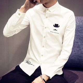 Fisen Mustache Long-Sleeve Shirt