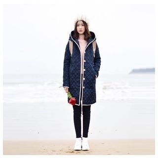 Mellow Fellow Hooded Quilted Coat