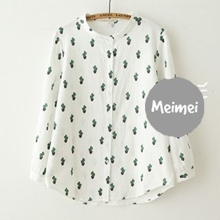 Meimei Cactus Print Shirt