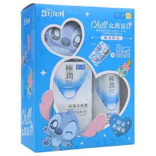 Rohto Mentholatum - Disney Stitch Hada Labo Chill Summer Goku Jyun Cream Limited Set 1 set