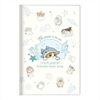 mofusand B7 Monthly Scheduler / Diary 2025 (Whale Shark Cat) B7