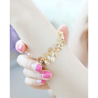 Miss21 Korea Rosette-Charm Bracelet