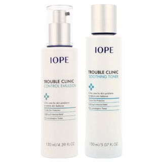 IOPE Trouble Clinic Set: Soothing Toner 150ml + Control Emulsion 130ml 2pcs