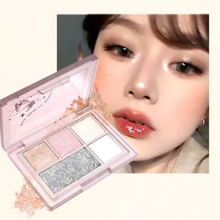 Gella's - 5 Colors Glaze Dream Eyeshadow Palette - F01 #F01 Dream Star River