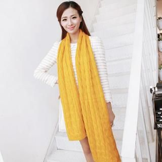 RGLT Scarves Cable-Knit Scarf