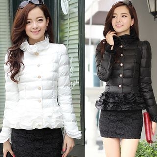 lilygirl Lace Frilled Padded Jacket