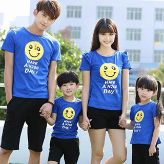 Igsoo Parents and Kids Print T-Shirt