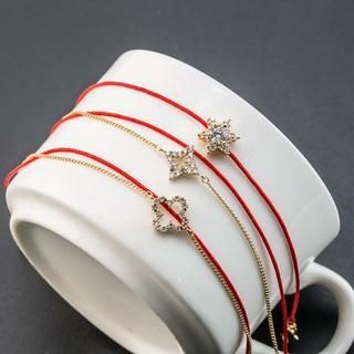 Love Generation Star Red String Bracelet
