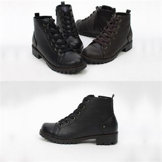 SHOES ROOM Lace-Up Ankle Boots