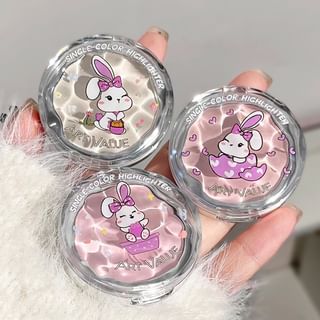 Art Value - Water Ripple Pink Bunny Highlighter - 3 Colors 3# Cherry Blossom - 3.5G